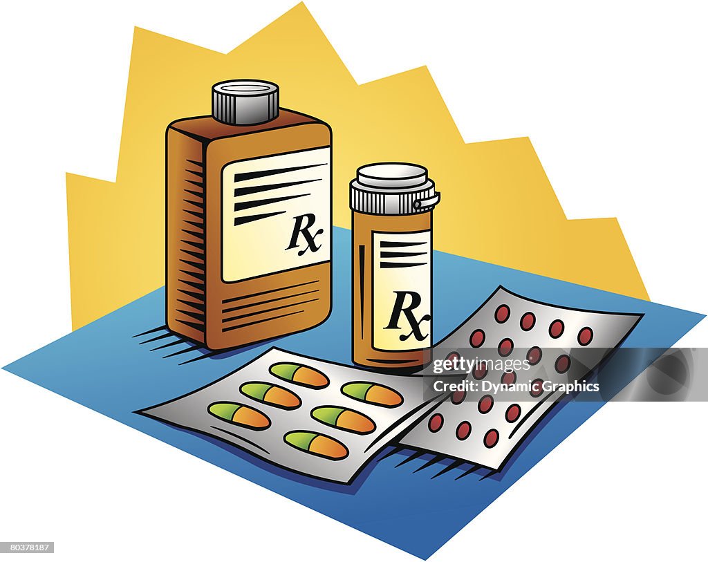 Medication Description Medication Color Grouped Elements High-Res Vector Graphic - Getty Images