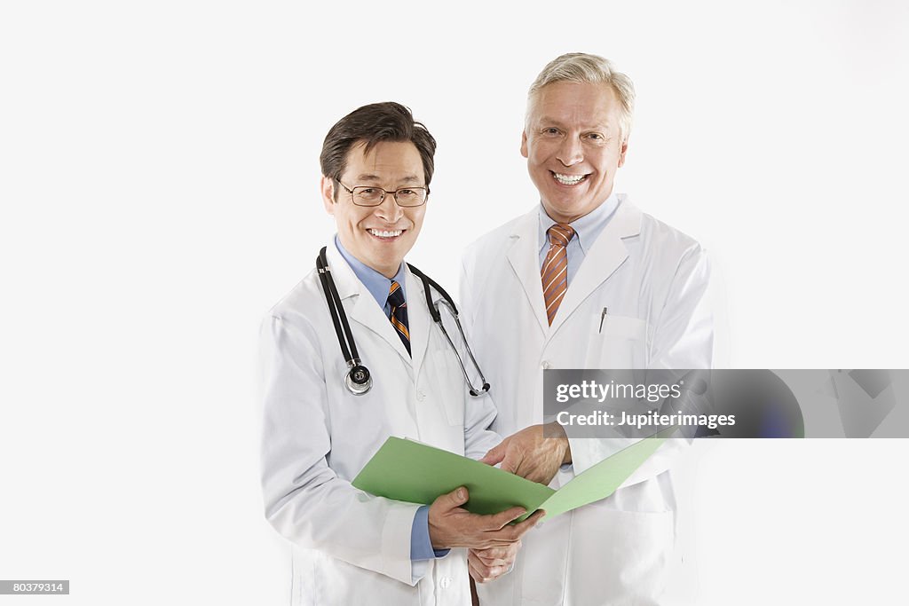 Doctors with file