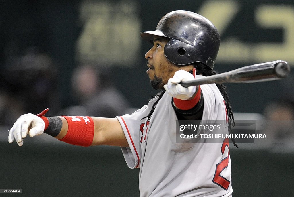 Boston Red Sox outfielder Manny Ramirez