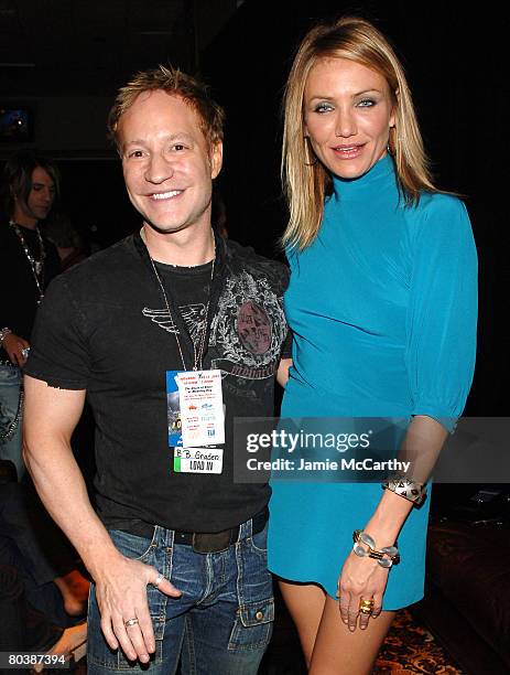 Brian Graden, President of Entertainment, MTV Networks Music Group, and Cameron Diaz