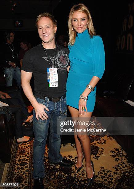 Brian Graden, President of Entertainment, MTV Networks Music Group, and Cameron Diaz