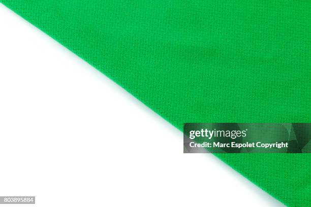 green fabric - suede fabric stock pictures, royalty-free photos & images