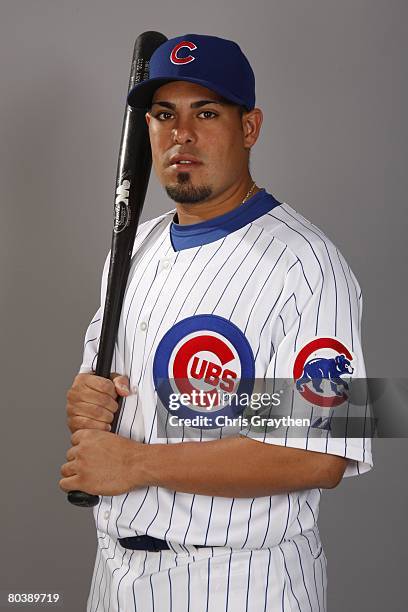 Geovany Soto of the Chicago Cubs poses for a photo during Spring Training Photo Day on February 25, 2008 in Mesa, Arizona.