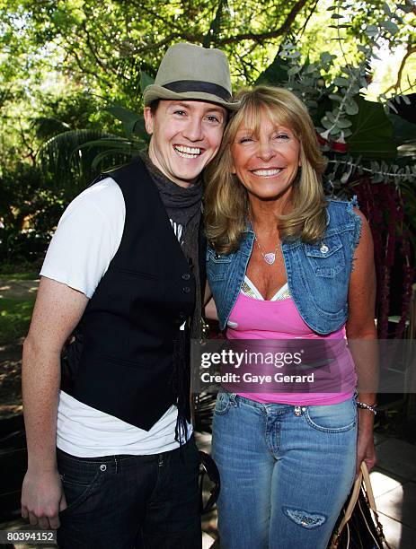 Judges from the TV Show "So You think You Can Dance " Matt Lee and Bonnie Lythgoe attend the launch party for the David Jones Autumn Race wear range...