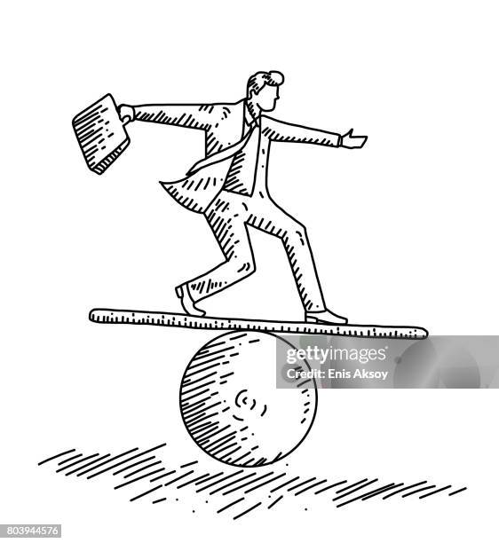 work and life balance - challenge coin stock illustrations