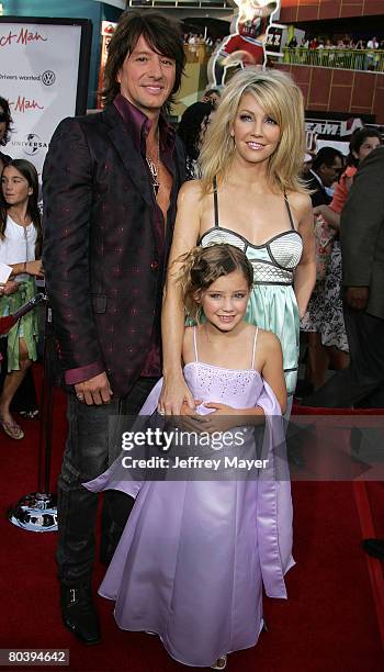 Richie Sambora, Heather Lockear and daughter Ava Elizabeth