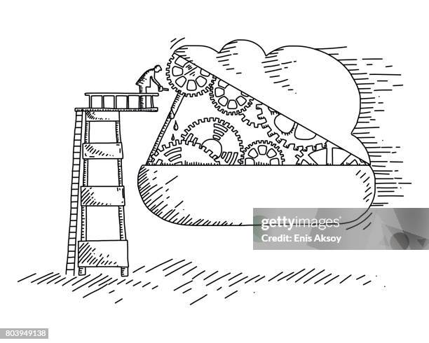 maintenance - cleaning solution stock illustrations