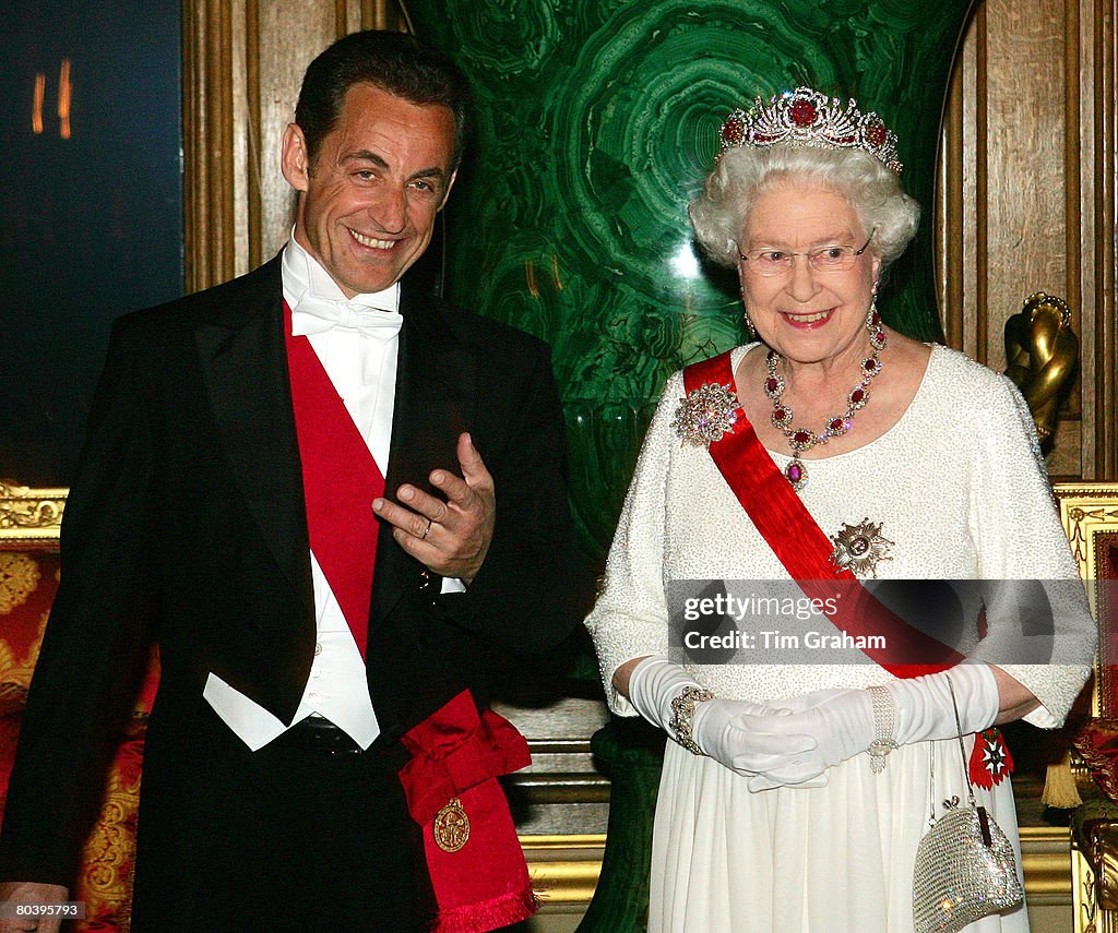 State Banquet For President Sarkozy