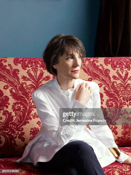 July 12: Actor Harriet Walter is photographed for Porter magazine on July 12, 2014 in London, England.