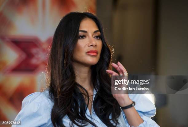 Nicole Sherzinger attends the X Factor auditions on June 28, 2017 in Edinburgh, Scotland.