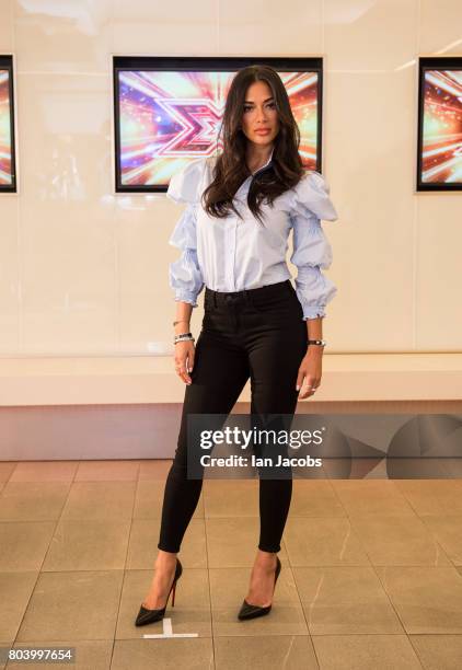 Nicole Sherzinger attends the X Factor auditions on June 28, 2017 in Edinburgh, Scotland.