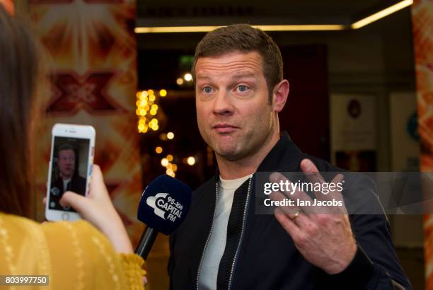 Dermot O'Leary attends the X Factor auditions on June 28, 2017 in Edinburgh, Scotland.