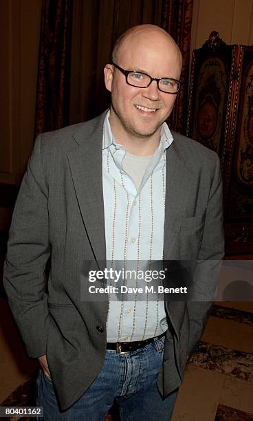 Toby Young attends the book launch of Rowan Somerville's latest book "The End of Sleep" at the Egyptian Embassy on March 27, 2008 in London, England.