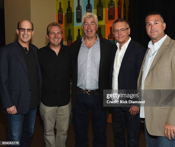 City of Hope's Bruce Resnikoff, Dr. Russell Rockne, Honoree Coran Capshaw founder Red Light Managment, Sony Music Nashville CEO Randy Goodman and 19...