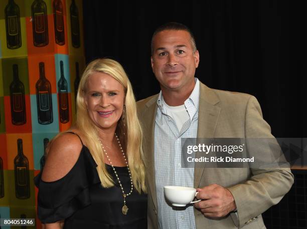 Big Machine Label Group's Allison Jones and Jason Morey of 19 Entertainment attend City of Hope Music, Film & Entertainment Industry Kickoff...