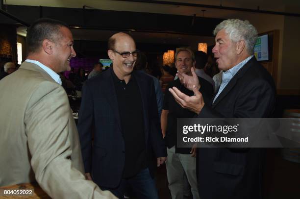 Jason Morey of 19 Entertainment, City of Hope's Bruce Resnikoff, Dr. Russell Rockne and Honoree Coran Capshaw founder Red Light Managment attend City...