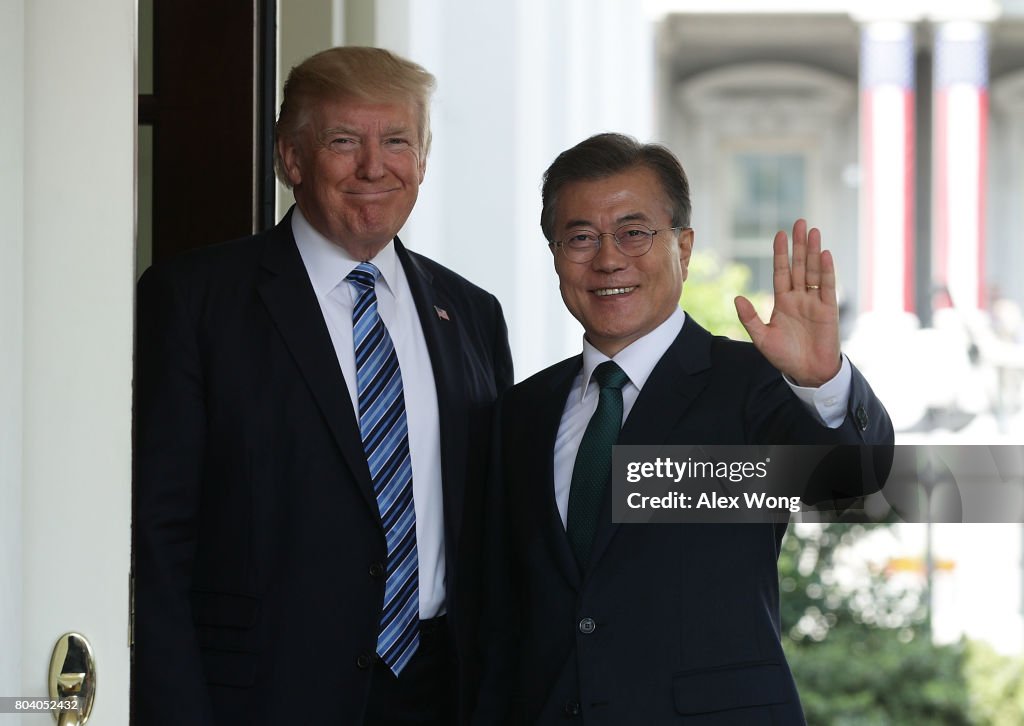 President Trump Hosts President Moon Of South Korea At The White House