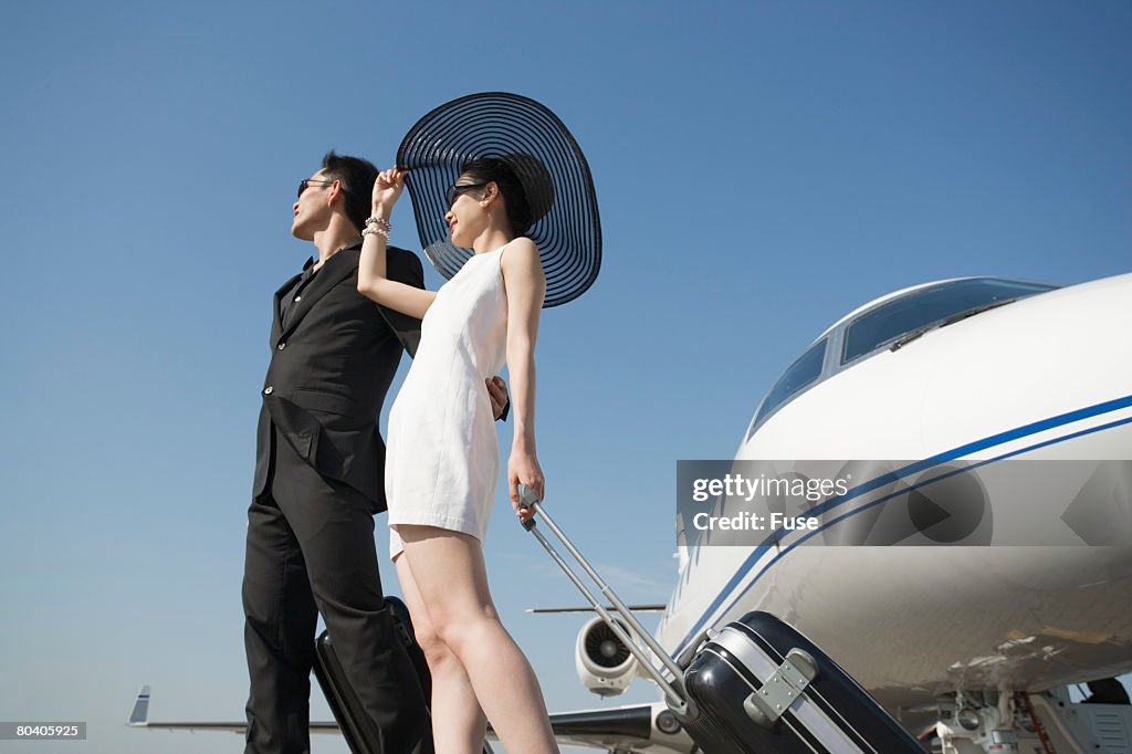 Couple by Airplane