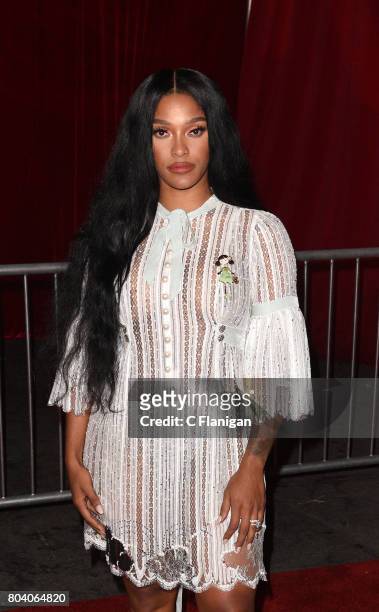 Television personality Joseline Hernandez arrives at the The 2017 MAXIM Hot 100 Party at Hollywood Palladium on June 24, 2017 in Los Angeles,...