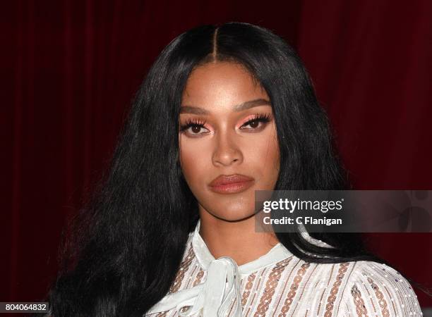 Television personality Joseline Hernandez arrives at the The 2017 MAXIM Hot 100 Party at Hollywood Palladium on June 24, 2017 in Los Angeles,...