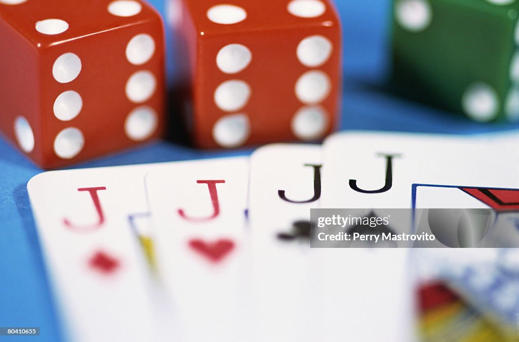 Four jacks by dice
