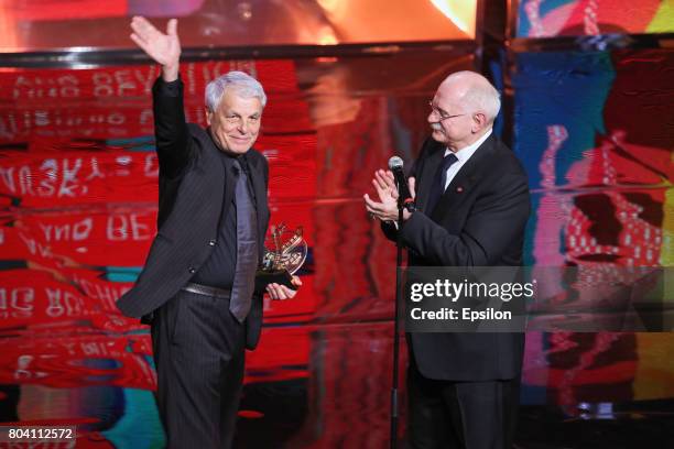 Russian film director Nikita Mikhalkov , head of the Union of Russian Cinematographers, president of the Moscow International Film Festival, and...