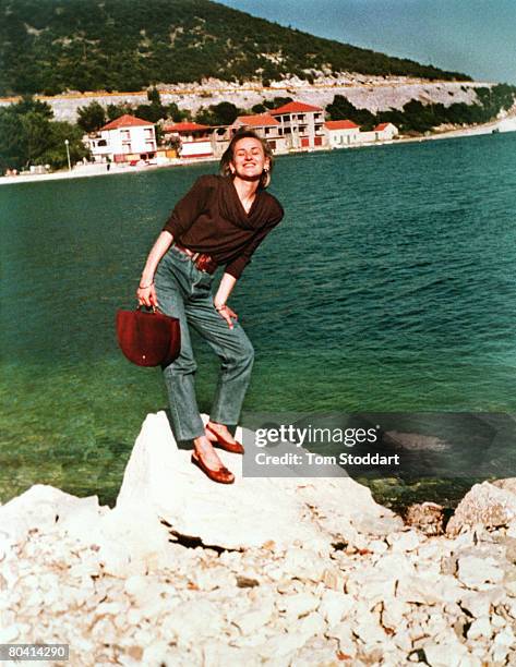 File picture shows Gordana Burazor who was photographed with her baby son, Andre, in an iconic 1992 picture by Getty Images photographer Tom Stoddart...