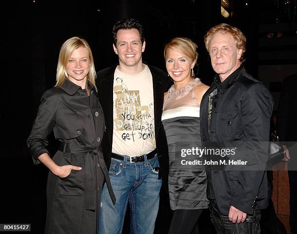 Amy Smart, Tom Malloy, Nicola Royston and Robert Iscove, Director "Love N' Dancing" attend the screening of "Love N' Dancing" on at the Directors...