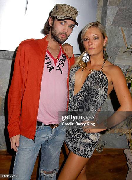 Actor Reese Allbritton and actress Heather Chadwell attends the Marks Restaurant 20th Anniversary Party held at Marks on March 26, 2008 in West...