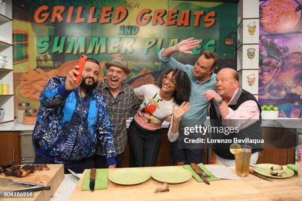 Khaled is a guest on "The Chew," Friday, June 30, 2017. "The Chew" airs MONDAY - FRIDAY on the Walt Disney Television via Getty Images Television...