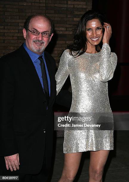 Salman Rushdie and Padma Lakshmi