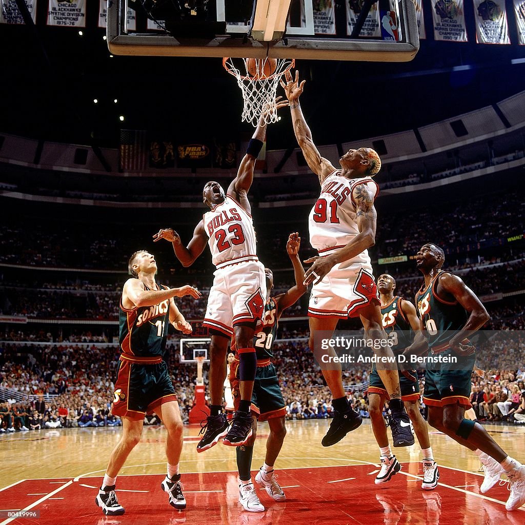 1996 NBA Finals Game 6: Seattle SuperSonics vs. Chicago Bulls