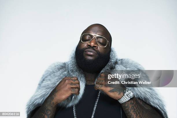 Rapper Rick Ross photographed for GQ - Conde Nast on June 6 in New York City.