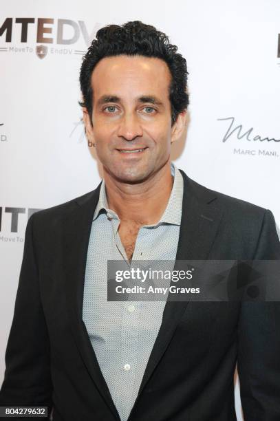 Dr. Marc Mani attends A Night Out, a fundraising event benefiting #MoveToEndDV hosted by Beverly Hills plastic surgeon Dr. Marc Mani at Alex...
