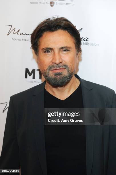 Alex Casalino attends A Night Out, a fundraising event benefiting #MoveToEndDV hosted by Beverly Hills plastic surgeon Dr. Marc Mani at Alex...