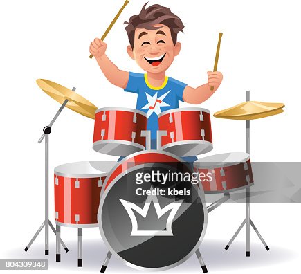 106 Cartoon Drummer High Res Illustrations - Getty Images