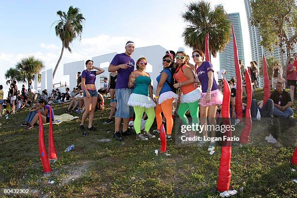 Atmosphere at the Ultra Music Festival at Bayfront Park on March 29, 2008 in Miami, Florida.