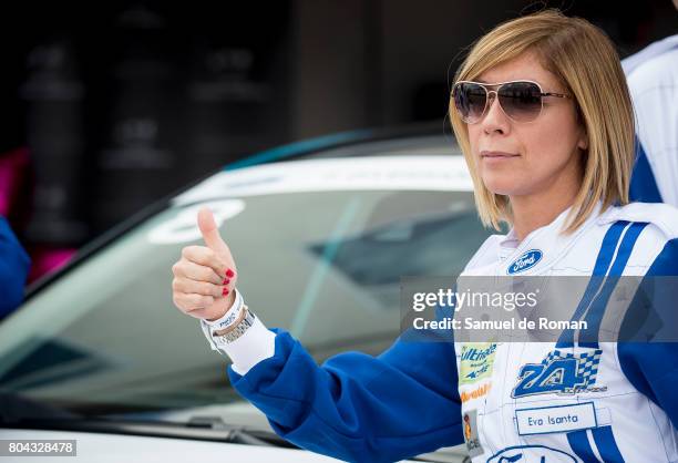 Eva Isanta during the '24 Horas Ford' Event in madrid on June 30, 2017 in Madrid, Spain.