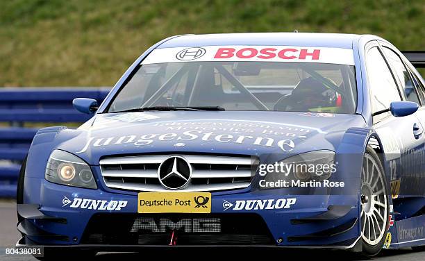 Ralf Schumacher of Germany and AMG Mercedes in action during the DTM testing at the Motopark Oschersleben on March 31, 2007 in Oschersleben, Germany.