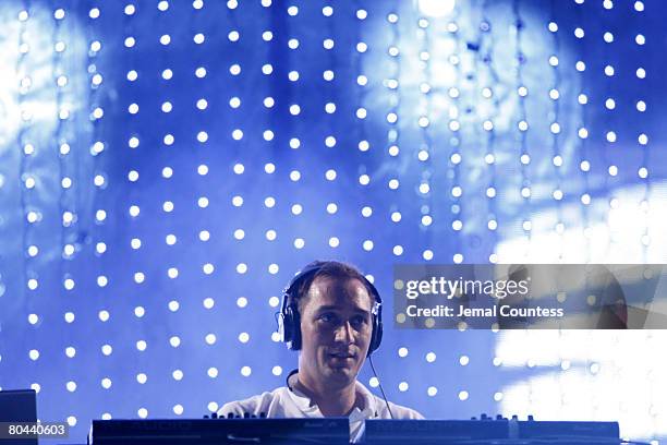 Paul Van Dyke plays the finale set of Day 2 during the 10th Anniversary of the Ultra Music Festival on March 29, 2008 at Bayfront Park, Miami, Fl