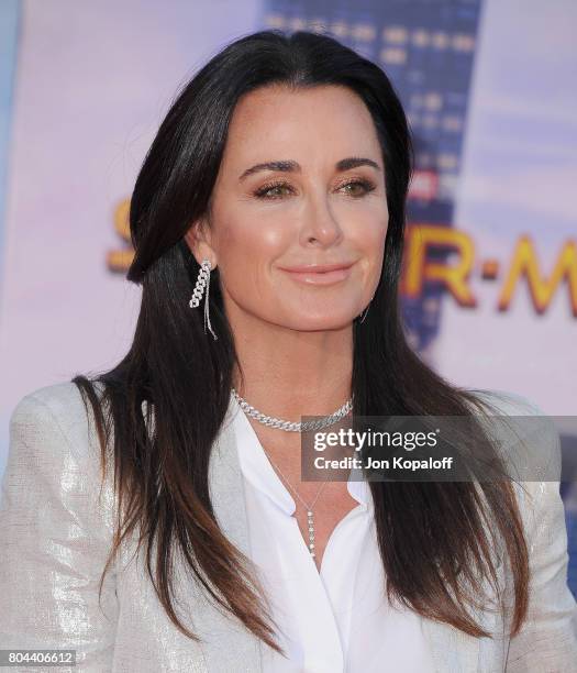 Kyle Richards arrives at the Los Angeles Premiere "Spider-Man: Homecoming" at TCL Chinese Theatre on June 28, 2017 in Hollywood, California.