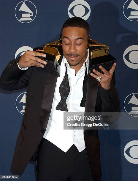 Chris "Ludacris" Bridges, winner Best Rap Song for "Money Maker" and Best Rap Album for "Release Therapy"