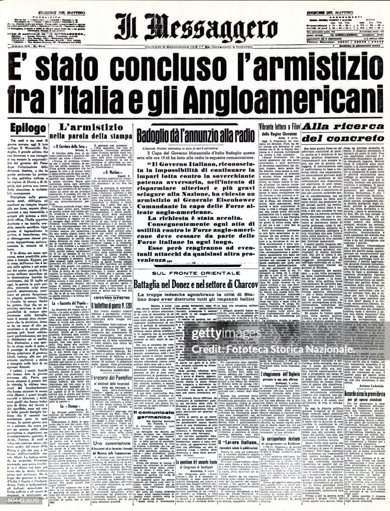 The Armistice Italy USA