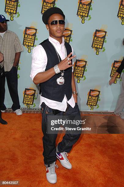 Rapper Lil' Romeo arrives at Nickelodeon's 2008 Kids' Choice Awards held at the Pauley Pavilion on March 29, 2008 in Westwood, California.