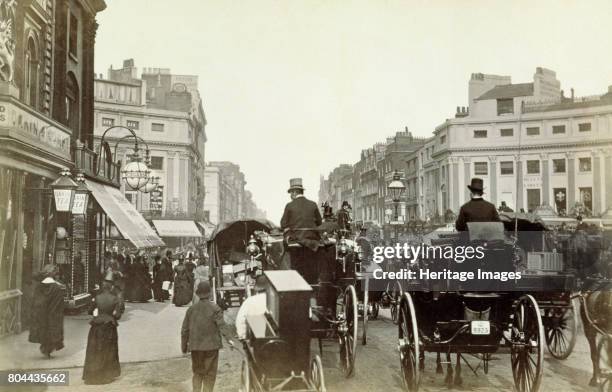 Regent Circus, London, c1880. Artist Unknown.