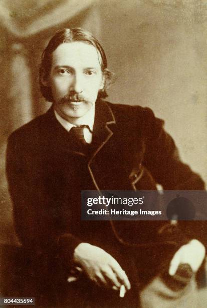 Robert Louis Stevenson, Scottish author, c1870-1894. Stevenson is best known for his adventure novels, including Treasure Island , The Strange Case...