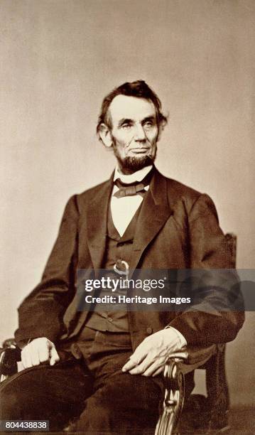 Abraham Lincoln, 16th President of the United States, 1860s. Lincoln joined the Republican party in 1858 and was elected president two years later....