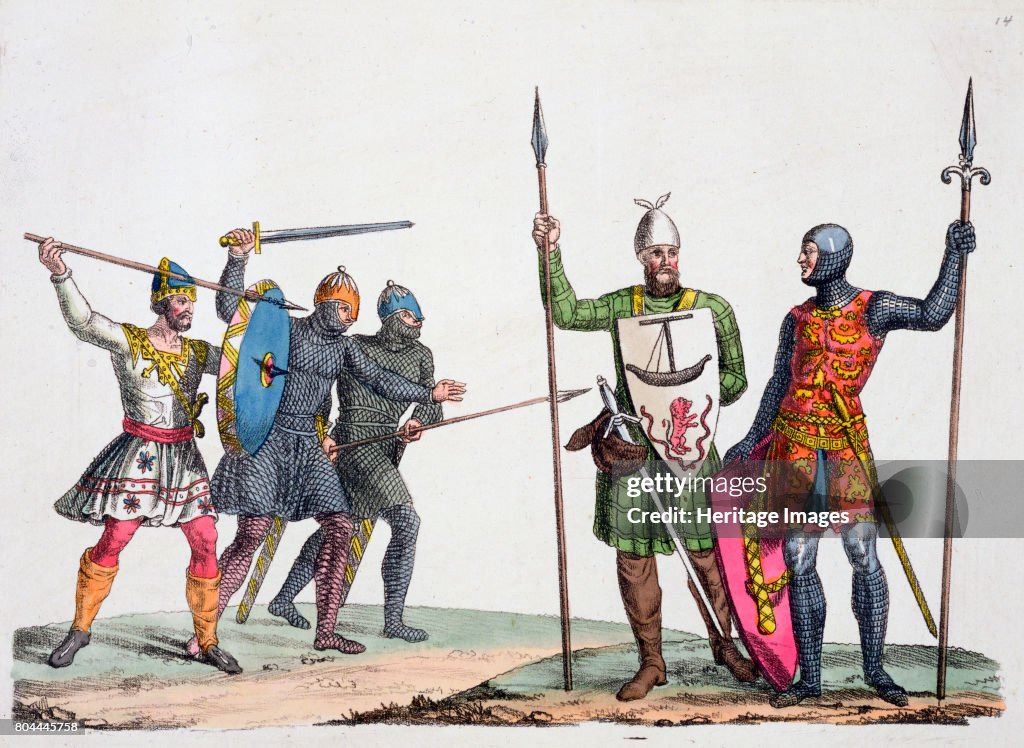 Anglo-Saxon Warriors 19th Century