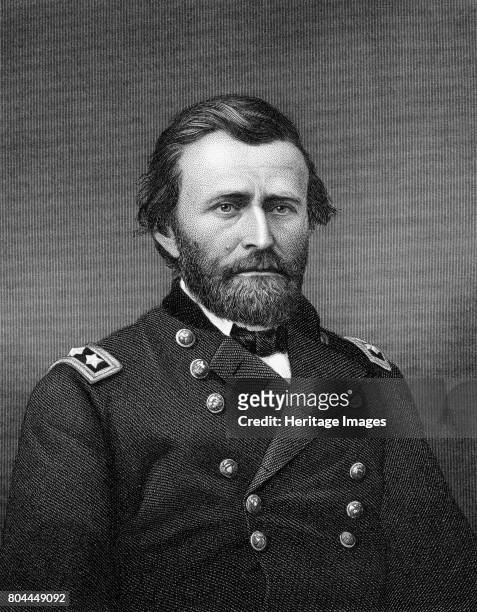 Ulysses S Grant, American general and 18th President of the United States, 19th century. Ulysses Simpson Grant commanded the Union army in the...