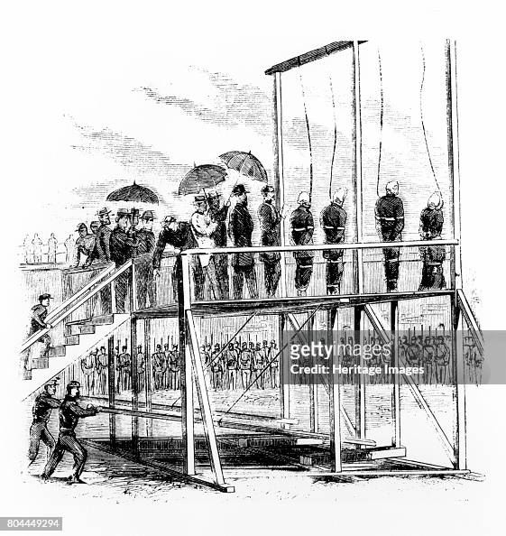 Hanging Of The Lincoln Assassination Conspirators Washington DC USA 7th July 1865